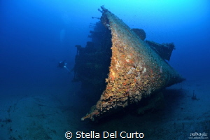 "Isonzo wreck" - Ship sunken the 10 april 1943 torpedoed ... by Stella Del Curto 